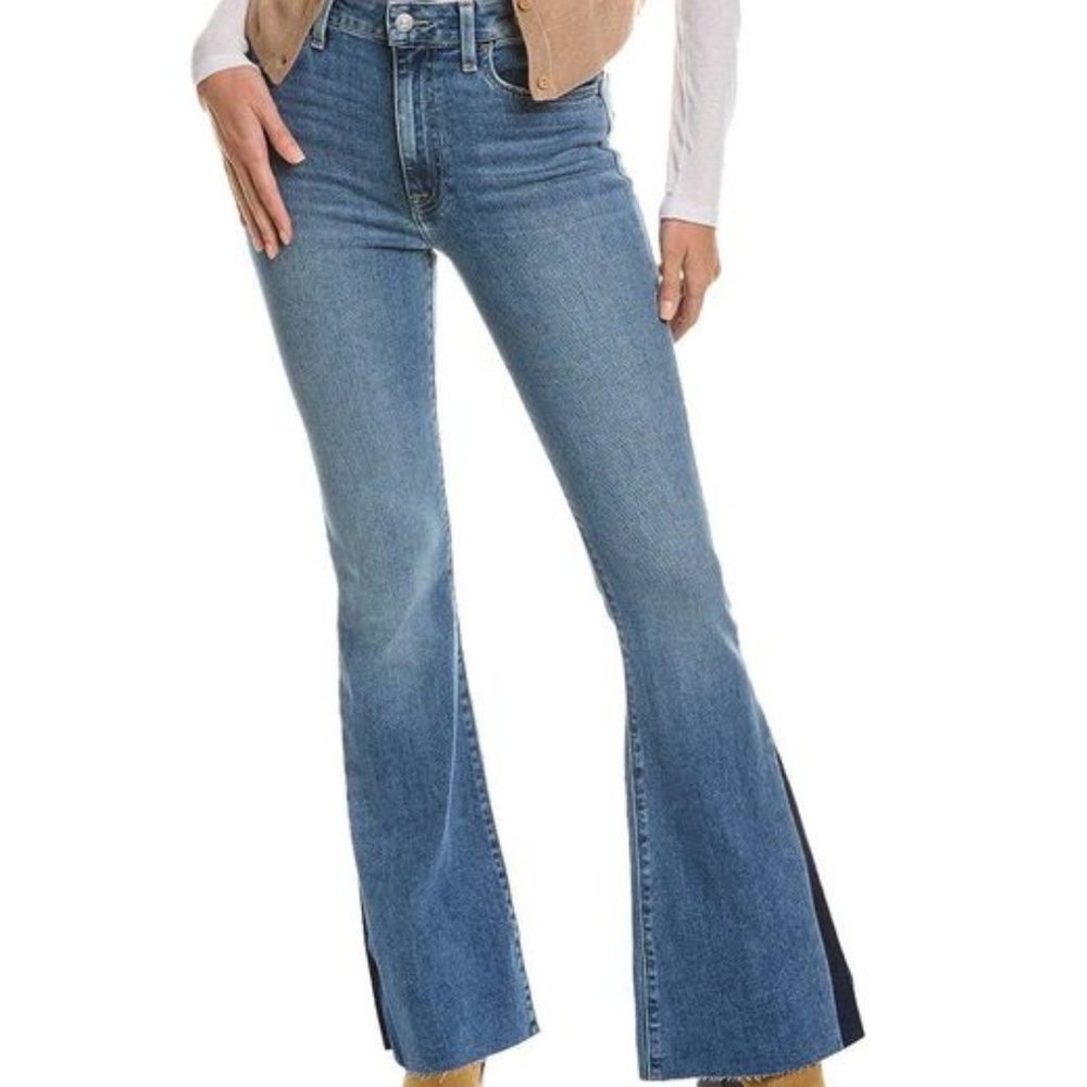 Hudson Jeans Heidi High Rise Psychedelic Flare Leg Jean